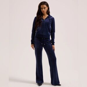 Juicy Couture Vintage Navy Velour Pants